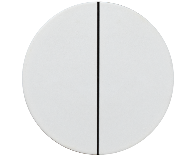 Rond 2.0 Push button 4X- t.less - white alu