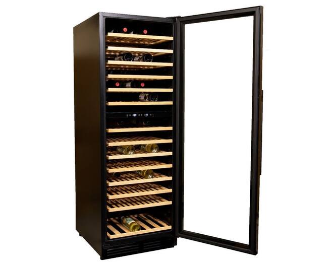 Vinata Wijnklimaatkast Premium, vol glazen deur, 154 Flessen