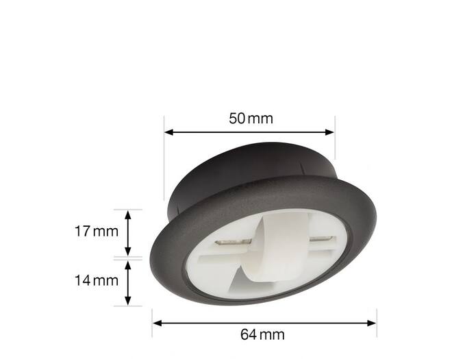 Mini rol 27mm in behuizing boring 50mm