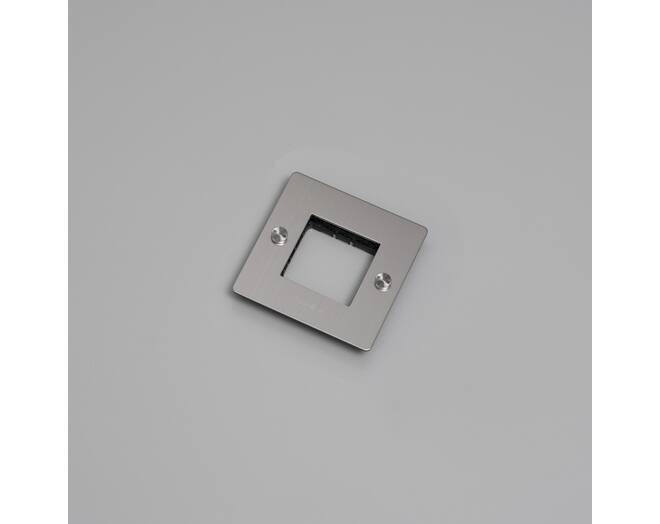 1G Wall Plate/w/out Infills/Steel