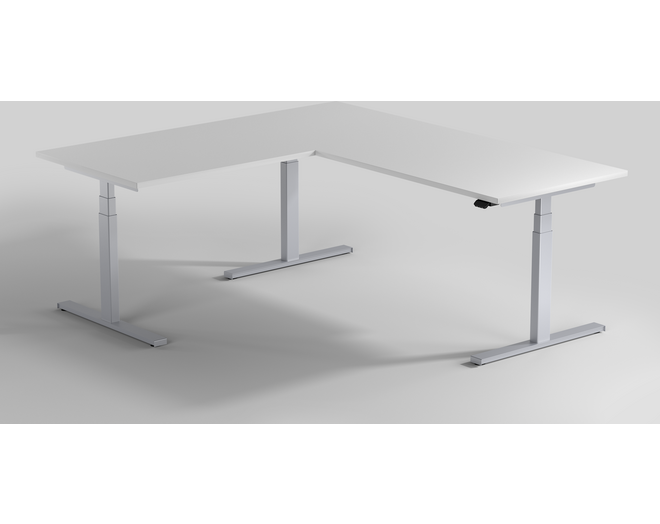 Milano voet 880 zilver, voor bladdiepte 900-1000mm
