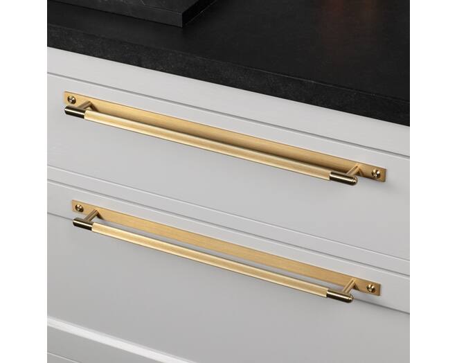 Pull Bar/Plate/Linear/Small 190Mm/Brass (Non US)