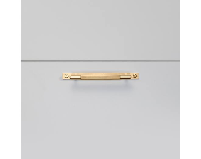 Pull Bar/Plate/Linear/Small 190Mm/Brass (Non US)