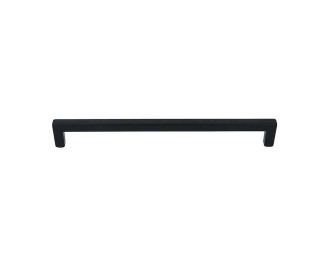 Greep 9x9mm hoh 320mm zwart gelakt totale lengte 328mm