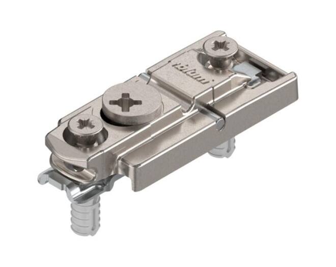 Montageplaat excentrisch verstelbaar, 0mm