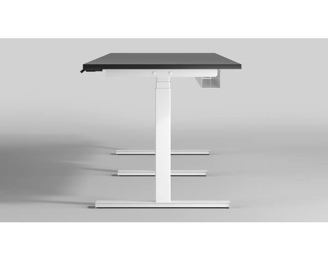 Milano Vergader voor een blad tot 4000mm. zilver RAL9006