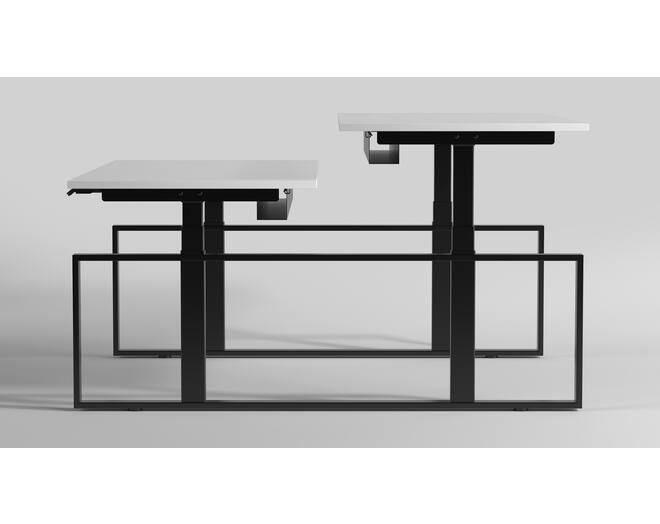Square duo HS zwart inclusief frame 1000-1500mm.