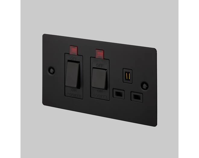 Cooker Control Unit w/ Neon - Black - Black Interior