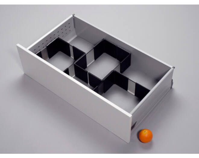 Cuisio-Flex inzet set van 3 stuks transparant/zwart