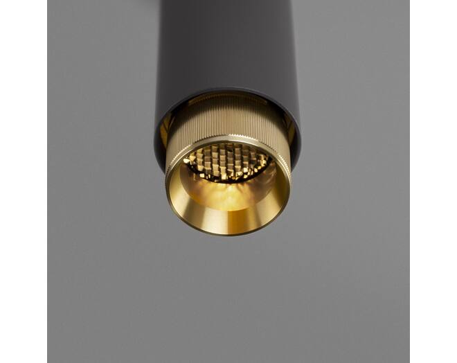 Exhaust Pendant/Linear/Graphite/Brass