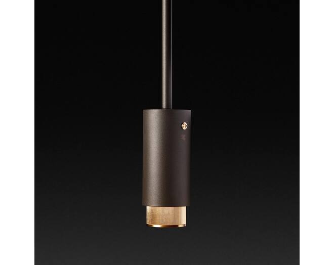 Exhaust Pendant/Linear/Graphite/Brass