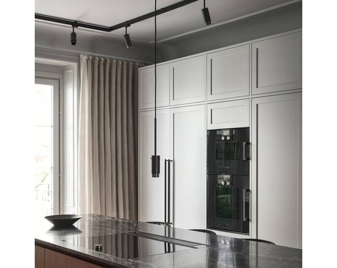 Exhaust Pendant/Linear/Graphite/Brass