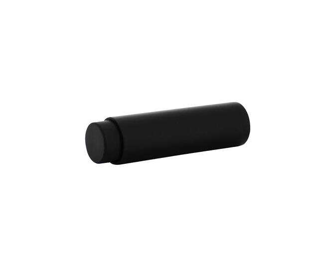Deurstop wandmontage ø22x80mm zwart