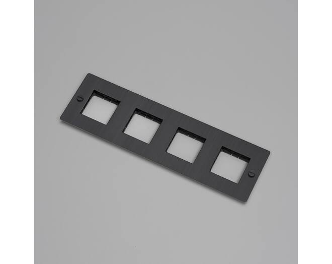 4G Wall Plate/Modules Only/Smoked Bronze