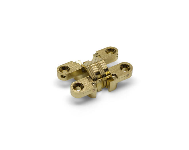 SOSS 204 PB / 13x060 mm / deurdikte ca. 19 mm / vermessingd