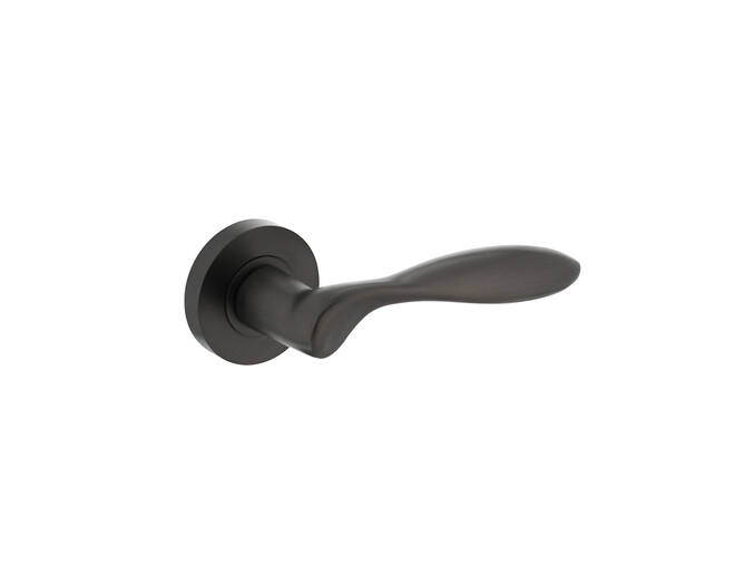 Deurkruk George op ronde rozet ø52x10mm antracietgrijs