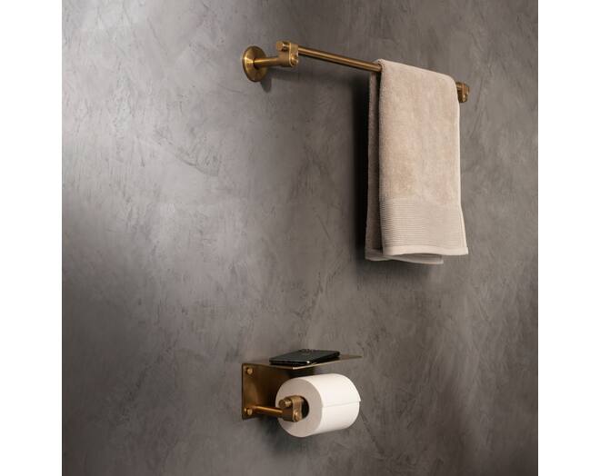 Towel Rail/Medium 600Mm/23.6 Inches/Cast/Brass