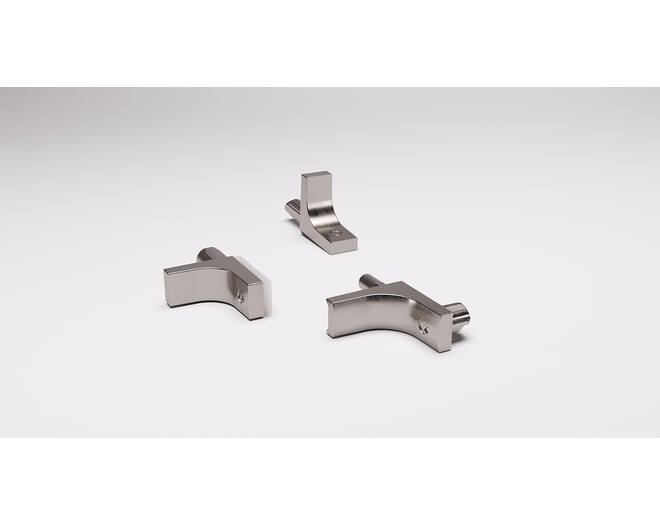 Plankdragers K Line, met 2 stiften 5mm, zwart