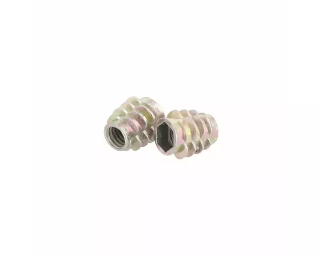 Rampabus M6/7.5x13mm zonder rand, geel verzinkt, SW6