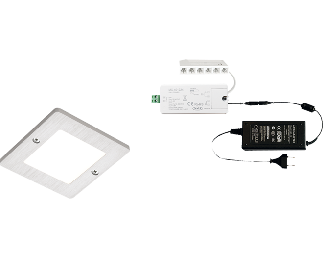 6x Polar XS-SE Alum. 24V + MC-Easy basis + Driver 36W