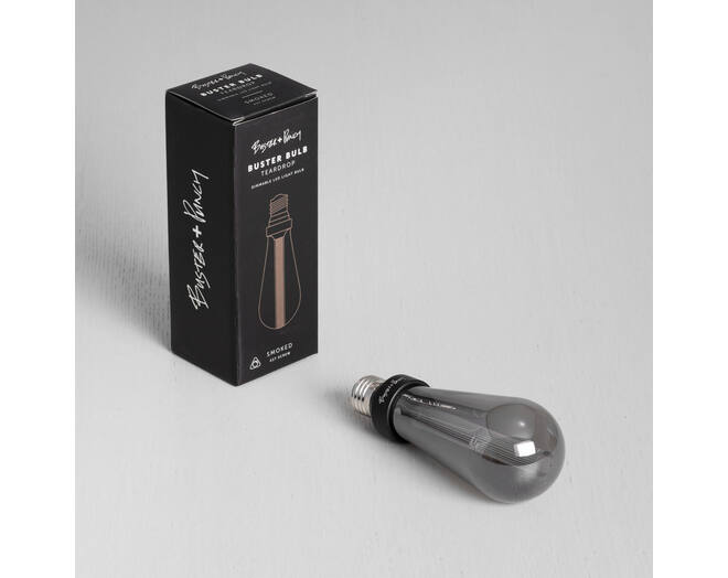 Buster Bulb/Teardrop Non Dimmable - Smoke E27 [L103Sm.N]