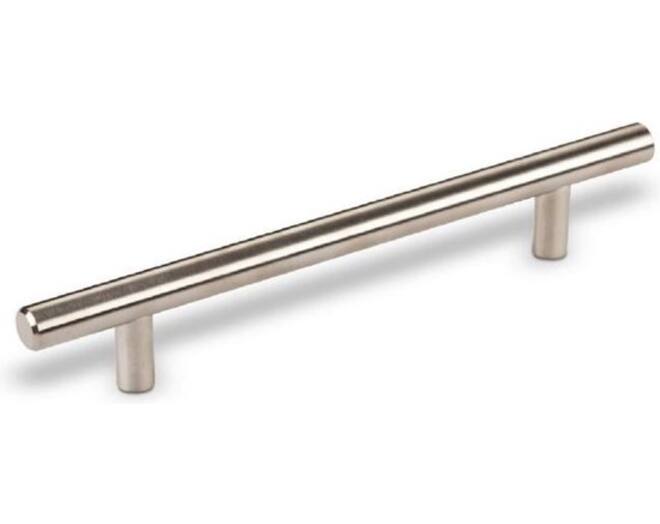 Relinggreep 12x330mm, hoh. 250mm RVS geborsteld pootjes LOS