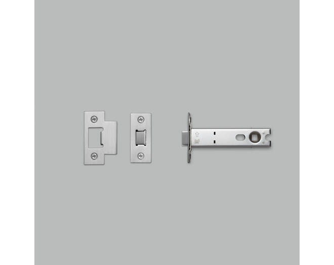 Tubular Latch/For Door Knob/82Mm Backset/Steel