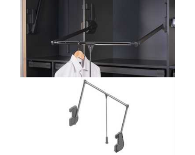 Garderobelift 850-1150mm draagkracht 15 kilogram
