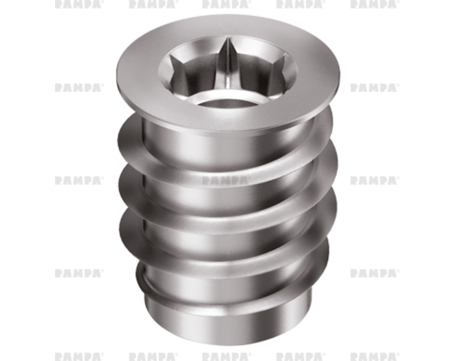 Rampabus SKD M12/22x25mm met rand verzinkt, VE=50