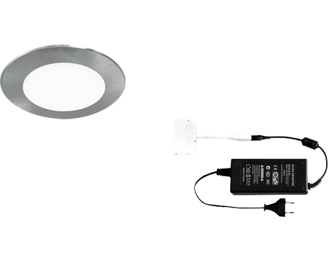 6x Atom RVS Look 24V + Driver 24W