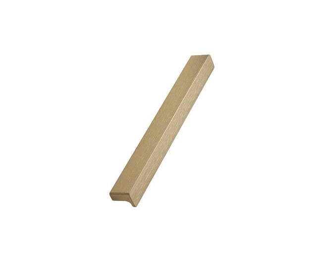 Greep Elan 20x32x50mm Mat messing geborsteld