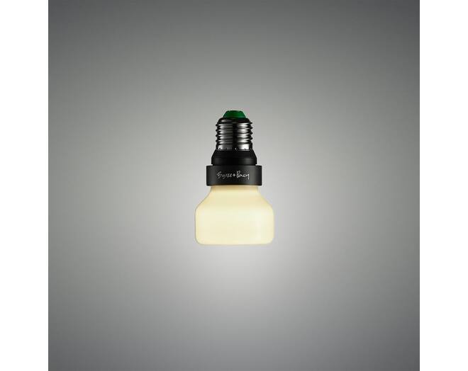 Punch Bulb Puck/E27 Dimmable/White Opaline/Glass