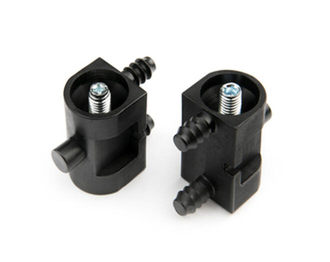 Stelvoet kunststof met twee duvels 8mm, M8x45mm, voor SW4