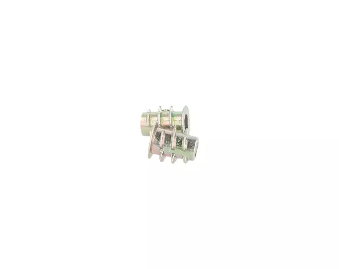 Rampabus conisch M4/5.5x10mm met rand, geel verzinkt