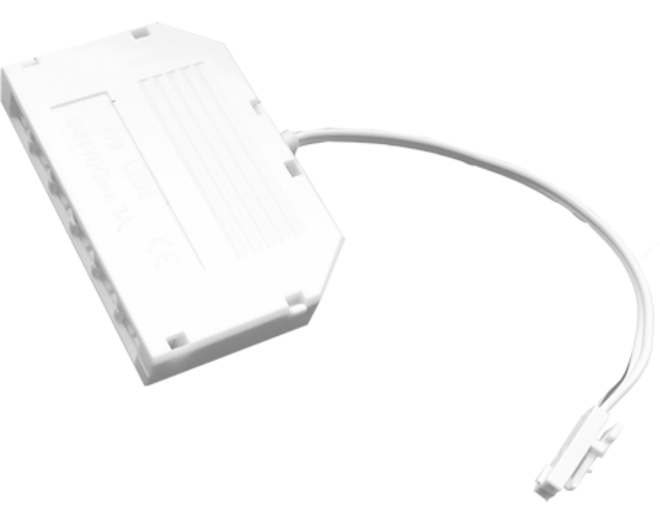 Micro24 6 voudig verdeler en Micro24 Male connector