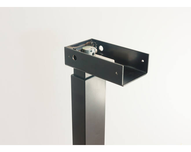 Raster kolom zwart RAL9005