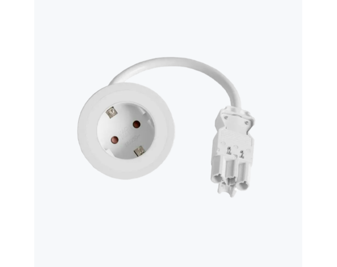 PIX wit inbouw, met witte buitenring