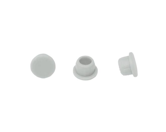 Afdekkappen Clamex, ral 7035, per 100, grijs
