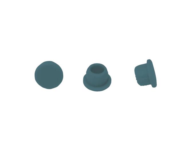 Afdekkappen Clamex, ral 7031, per 100, blauwgrijs