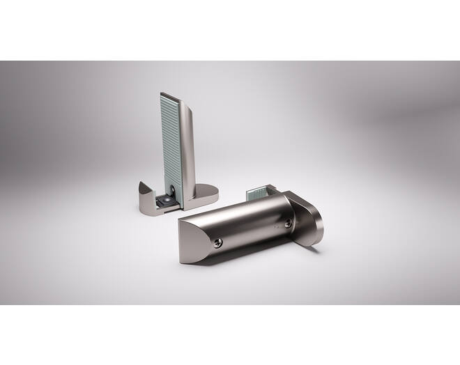 Plankdrager Kaiman, zilver RAL 9006