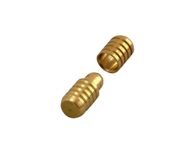 Tafelduvel 8 x 21mm geel verzinkt met huls 8mm