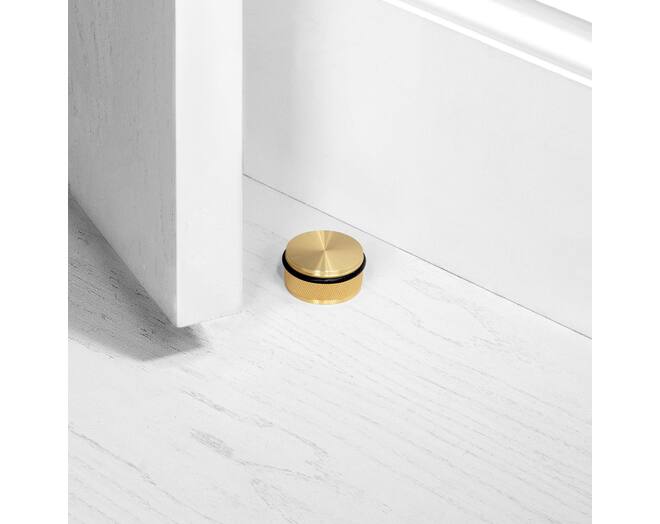 Door Stop/Floor Mounted/Brass