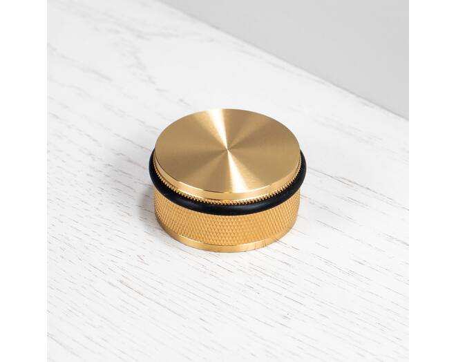 Door Stop/Floor Mounted/Brass