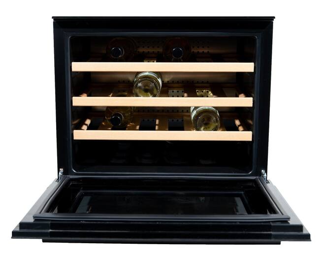 Vinata Wijnklimaatkast Premium met RVS glazen deur