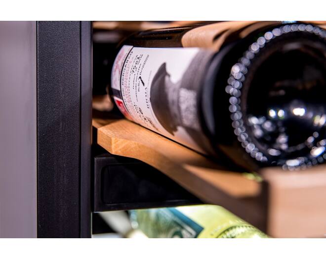 Vinata Wijnklimaatkast Premium met RVS glazen deur