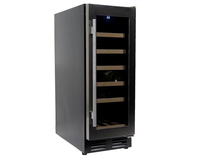 Vinata Wijnklimaatkast Premium met RVS glazen deur