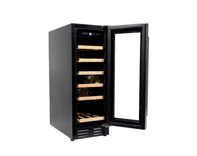 Vinata Wijnklimaatkast Premium met RVS glazen deur