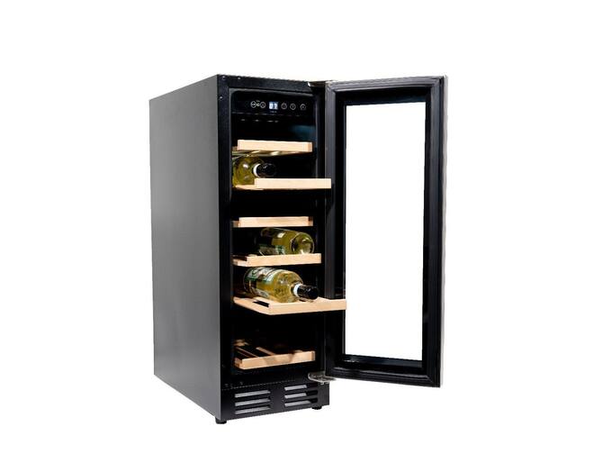Vinata Wijnklimaatkast Premium met RVS glazen deur