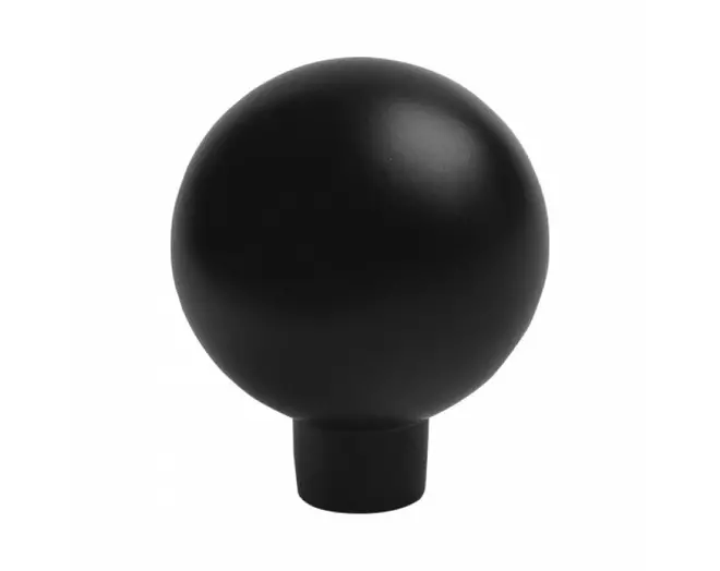 Knop METAL 832 diameter 24mm mat zwart