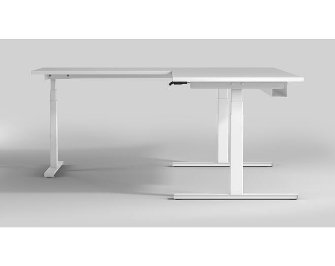 De Milano Hoek. Kleur: Wit RAL9016.